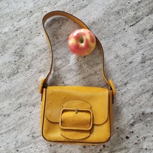 Yellow Calfhair Tory Burch Purse